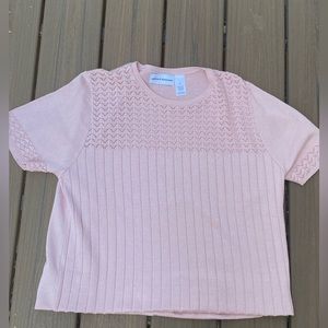 Alfred Dunner light pink top